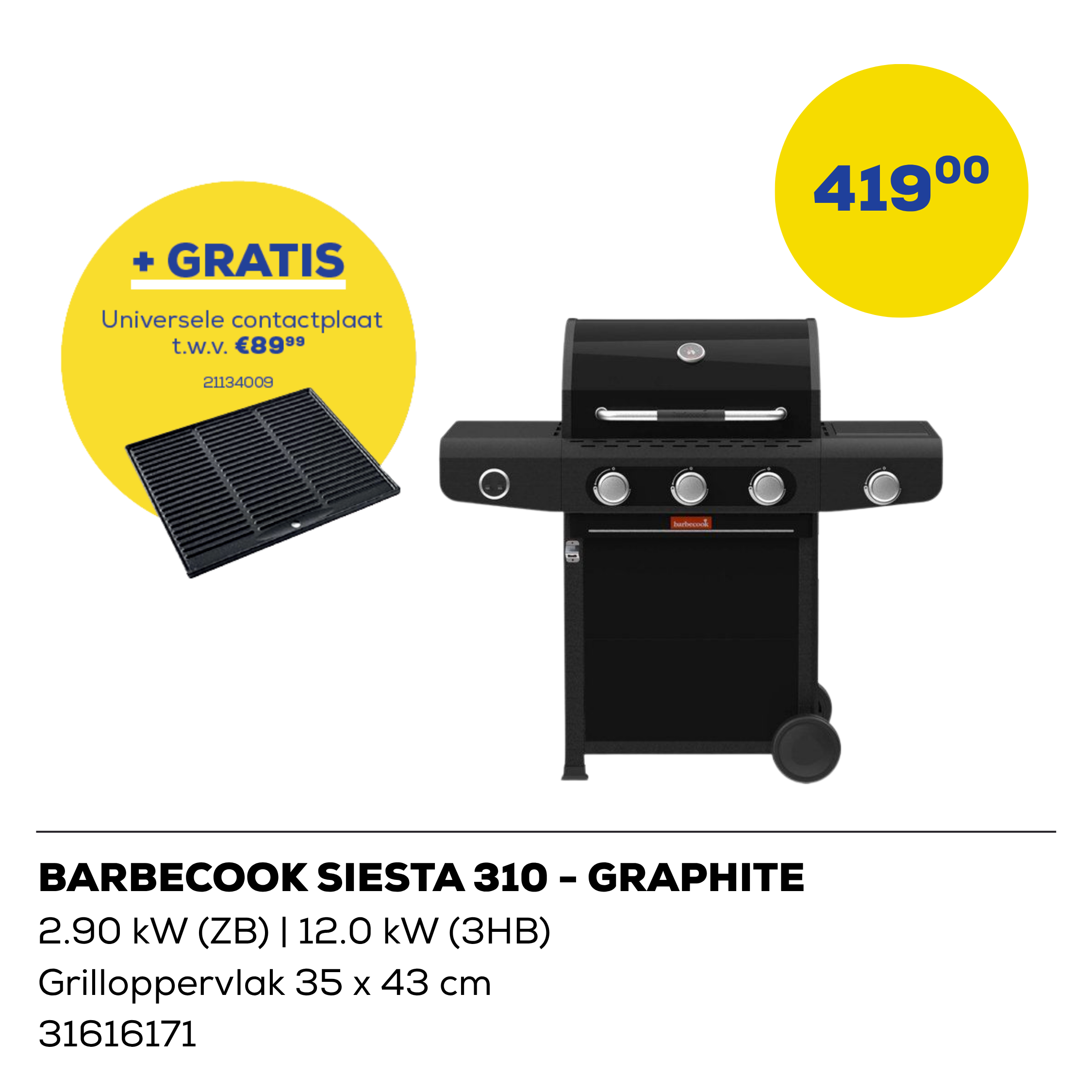 Barbecook Siesta 310